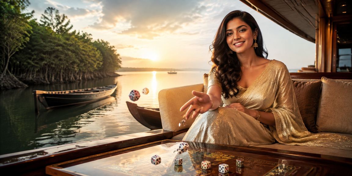 কক্সবাজারে ডাইস গেম খেলছেন একজন বাংলাদেশি মডেল