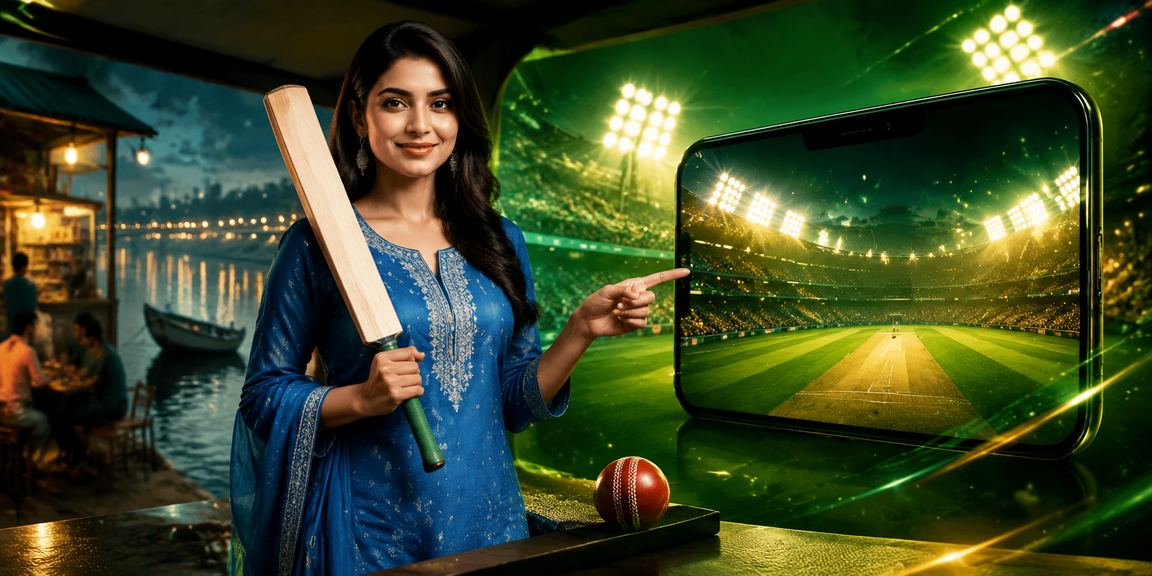 ময়মনসিংহে সালোয়ার কামিজ পরে ক্রিকেট বেটিং উপভোগ করছেন একজন নারী